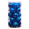 20ct. 3" Blue Shatterproof Christmas Ornaments